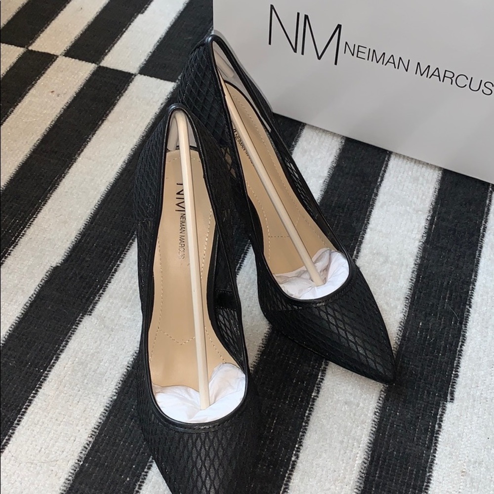 Neiman Marcus Prestige Black Heels